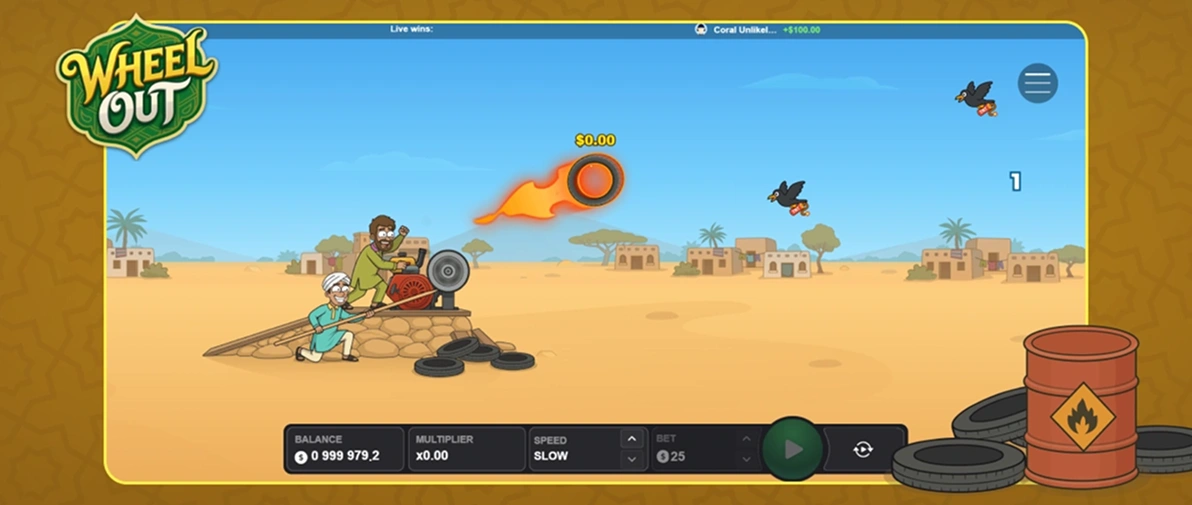 Wheel Out Game Game Mechanics.