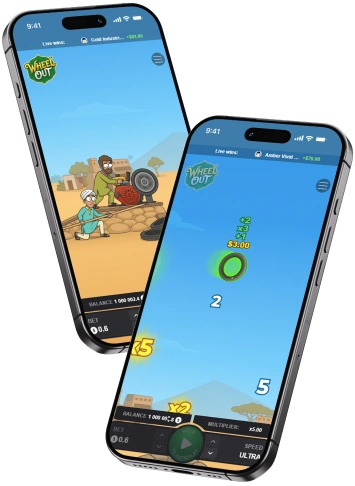 Wheel Out Game Mobile App.